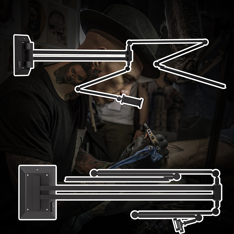 TAIDU TD233 Tattoo Adjustable Wall-mounted Work Light