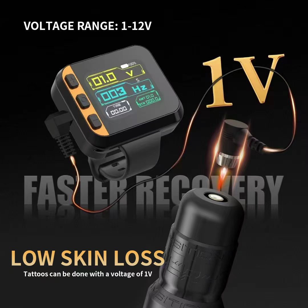 TAIDU TD136 Light Weight Watch Tattoo Power Supply Tattoo Bracelets