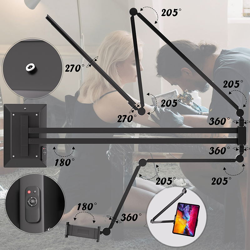 TAIDU TD233 Tattoo Adjustable Wall-mounted Work Light