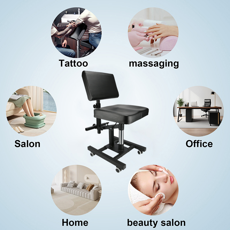 TAIDU Flash Sale New Upgraded Pneumatic Tattoo Chair Liftable