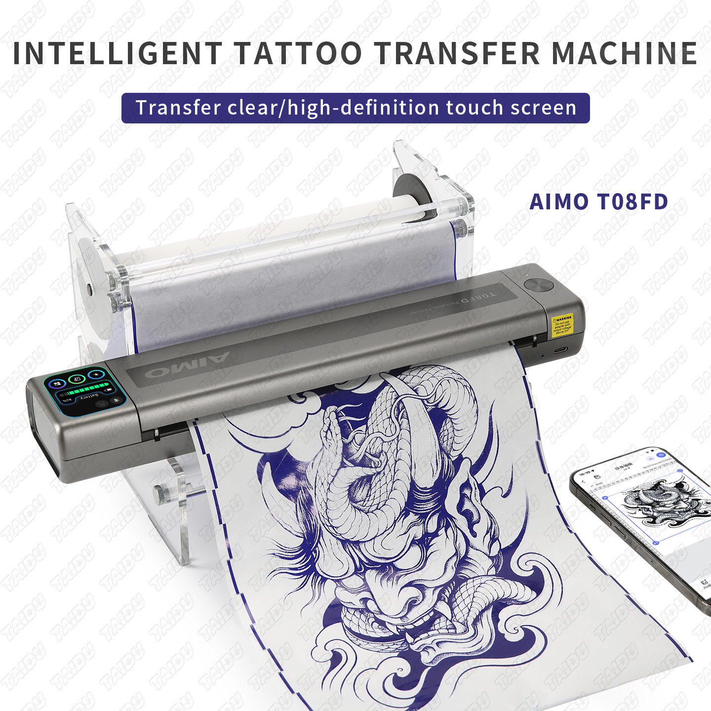 AIMO T08FD Touchscreen Tattoo Stencil Printer