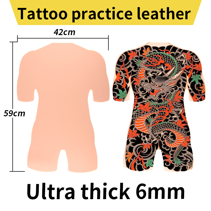 TAIDU Double Side 6mm Tattoo Back Practice Skin