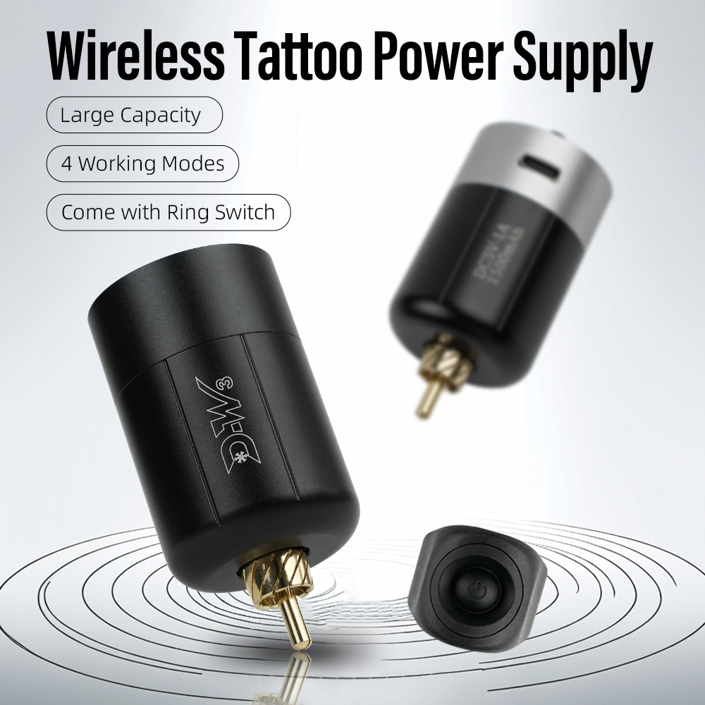 TAIDU Tattoo Large Capacity Tattoo Power Supply Wireless