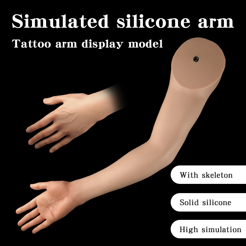 TAIDU New 3D Tattoo Imitation Silicone Arms