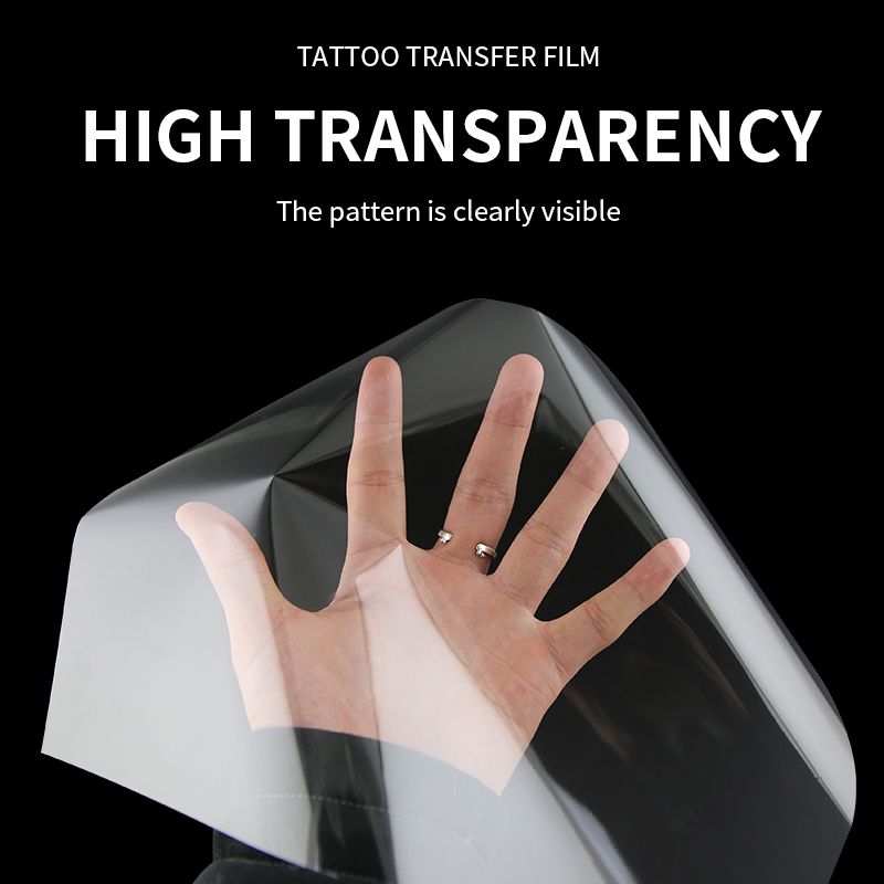 TAIDU Transparent tattoo transfer paper easy to position