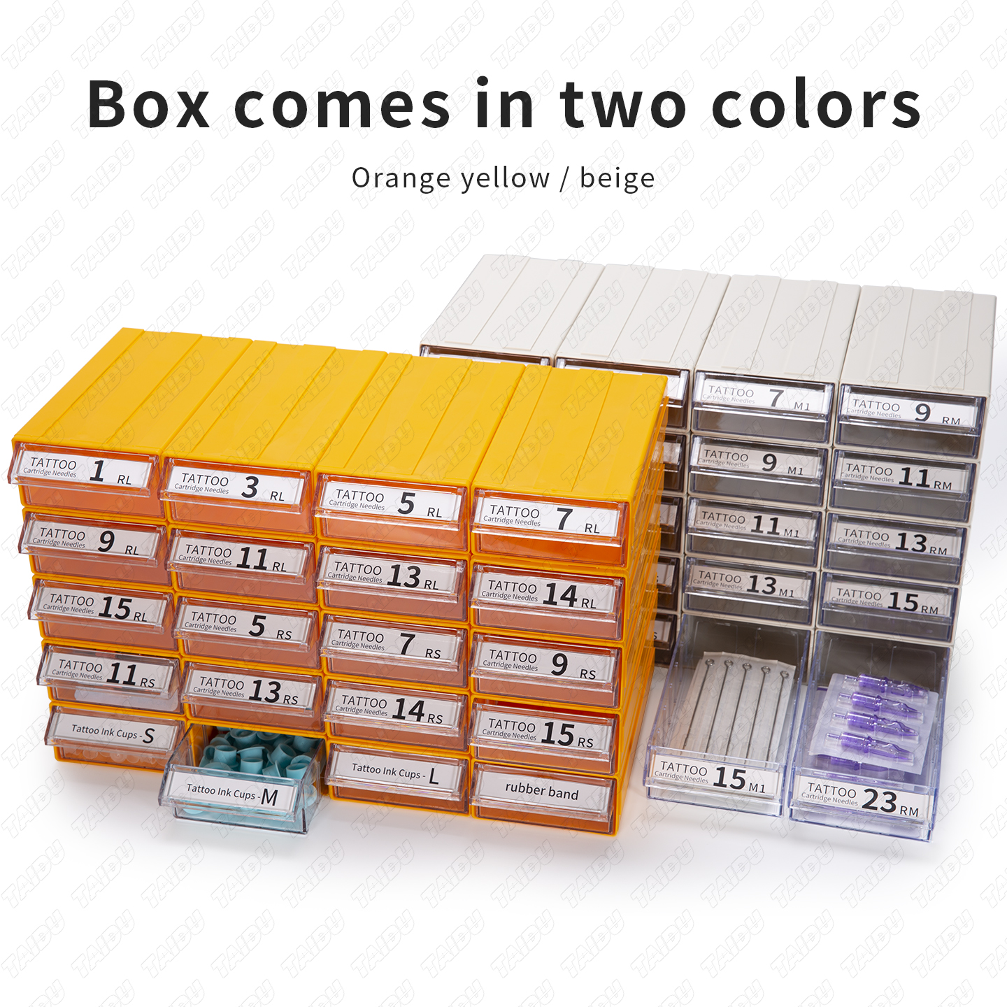 TAIDU Tattoo Cartridge Needle Storage Box