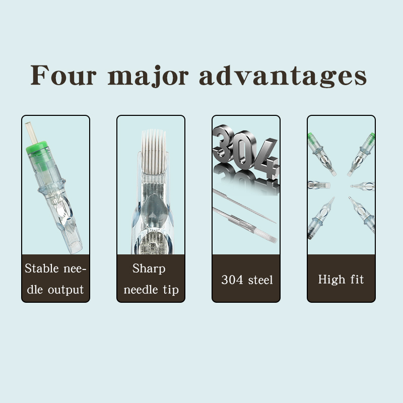 TAIDU Ghost Tattoo  Integrated Needle 10pcs/box