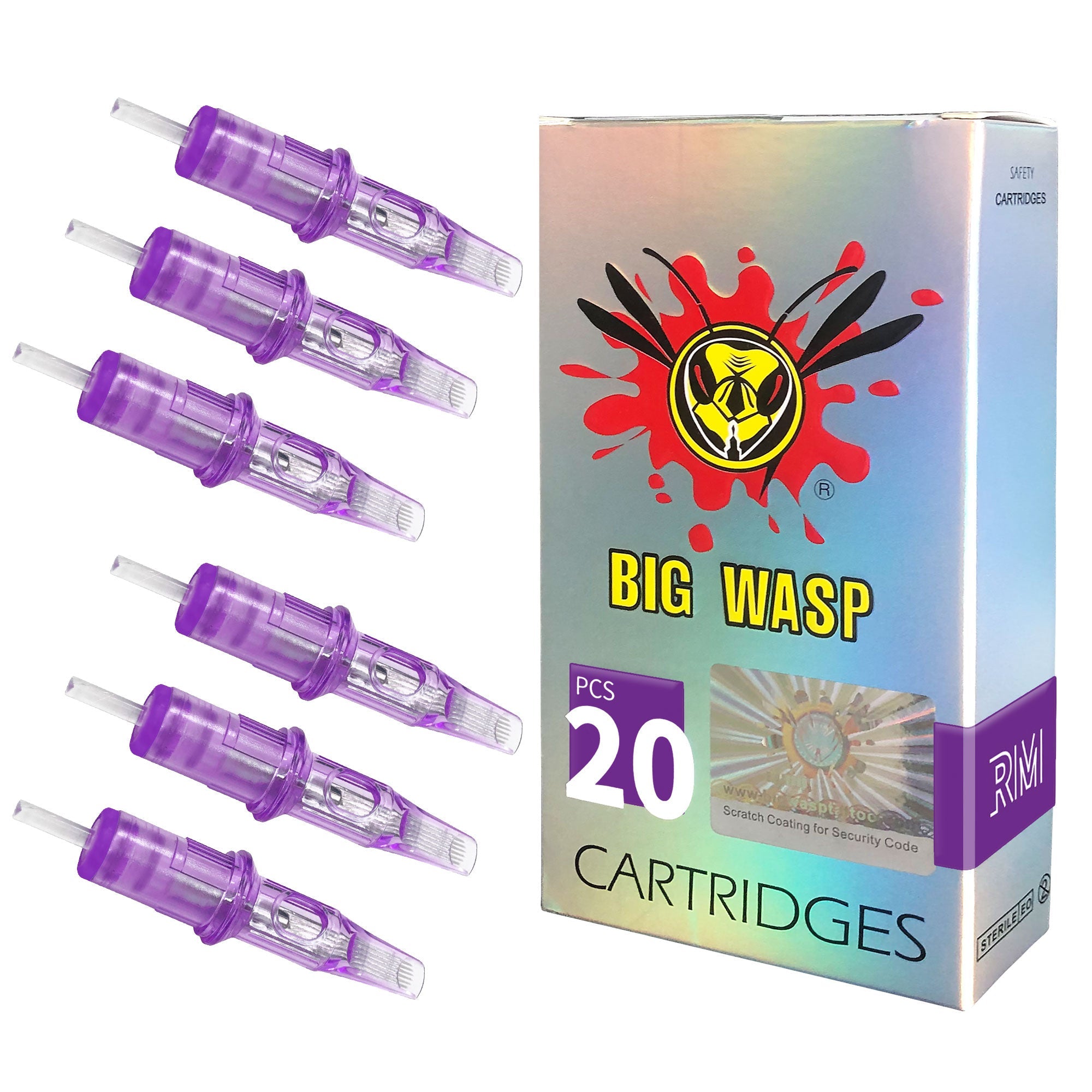 BIG WASP Tattoo Cartridges Soft Edge Magnums