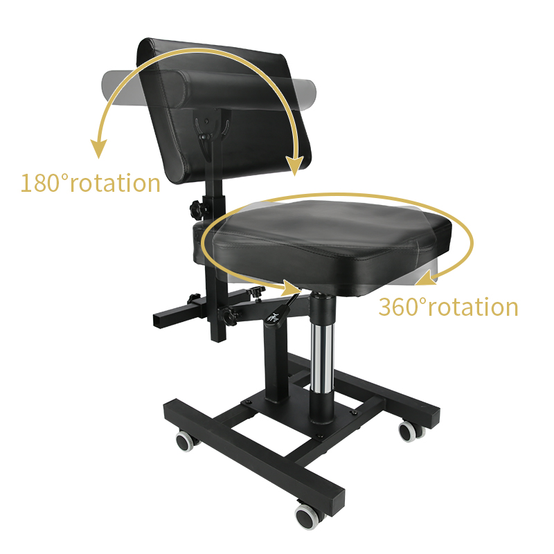 TAIDU 4th Generation Upgraded Pneumatic Tattoo Chair Liftable