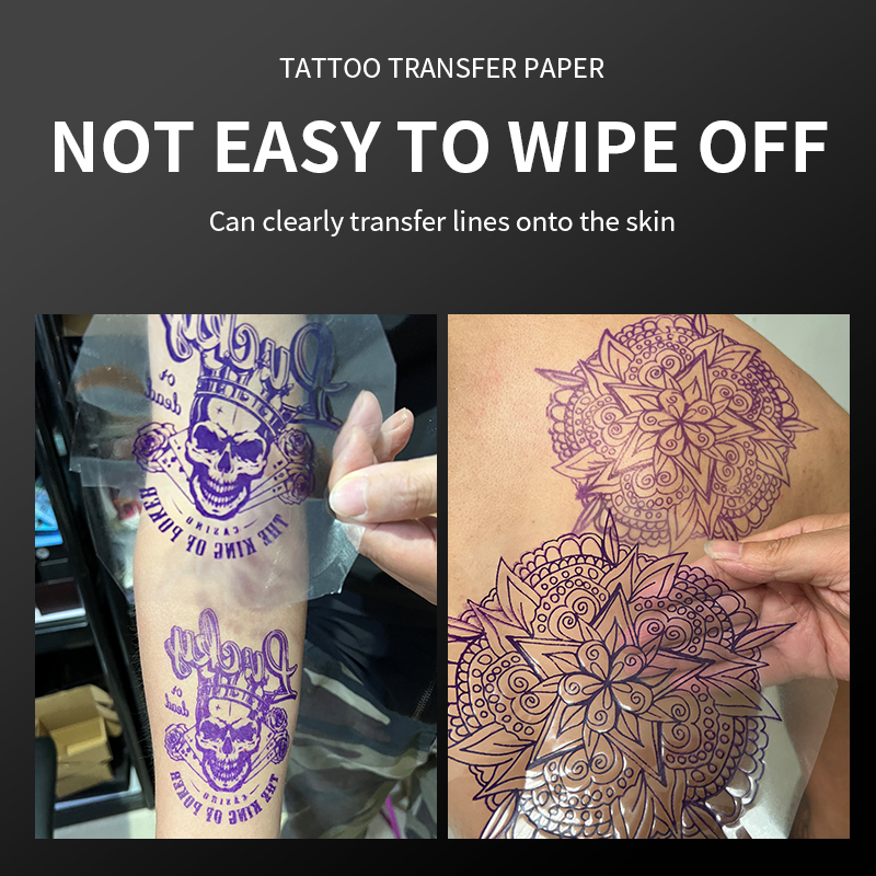 TAIDU Transparent tattoo transfer paper easy to position