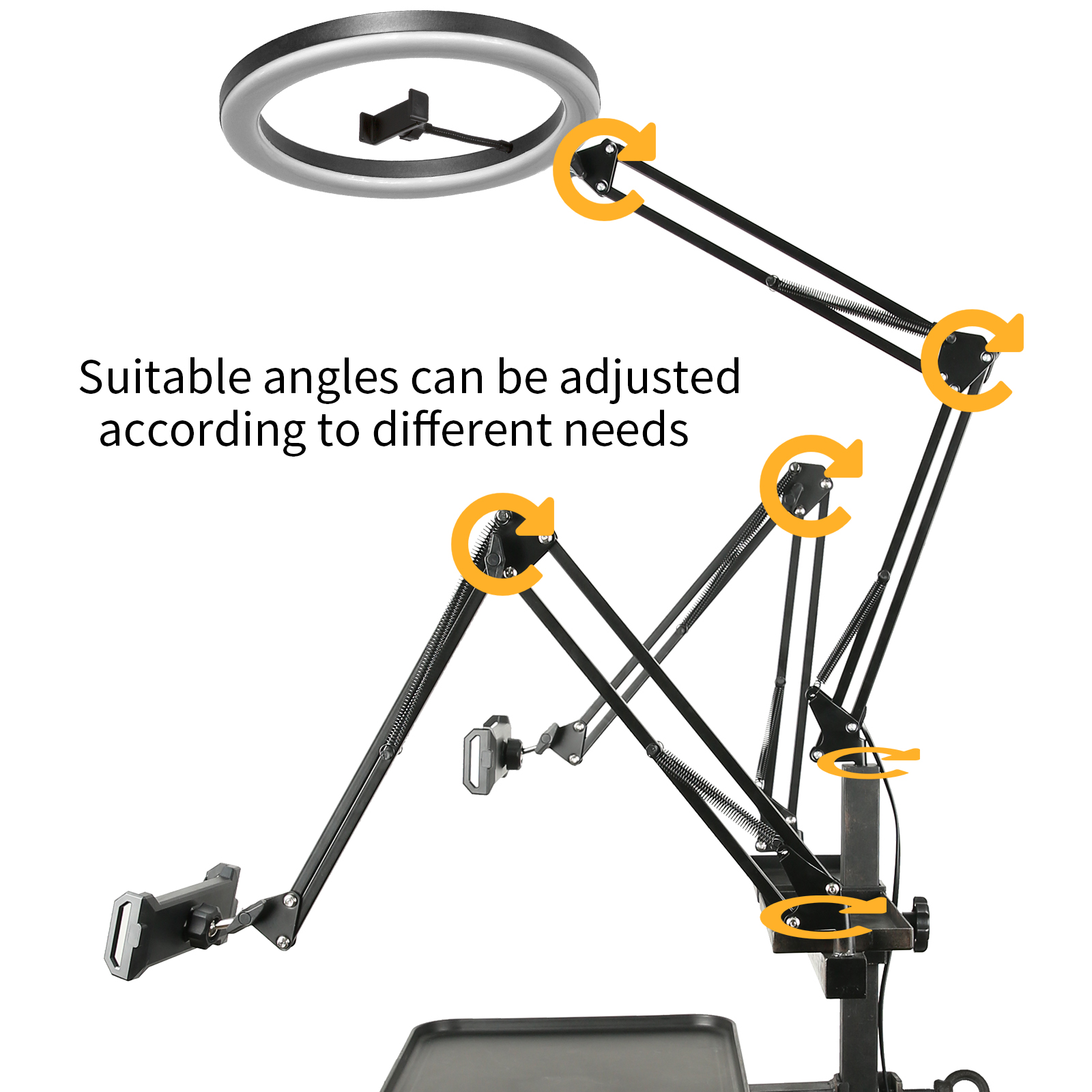 TAIDU X2 Upgraded Multi-Function Workbench with Light and Phone Holder