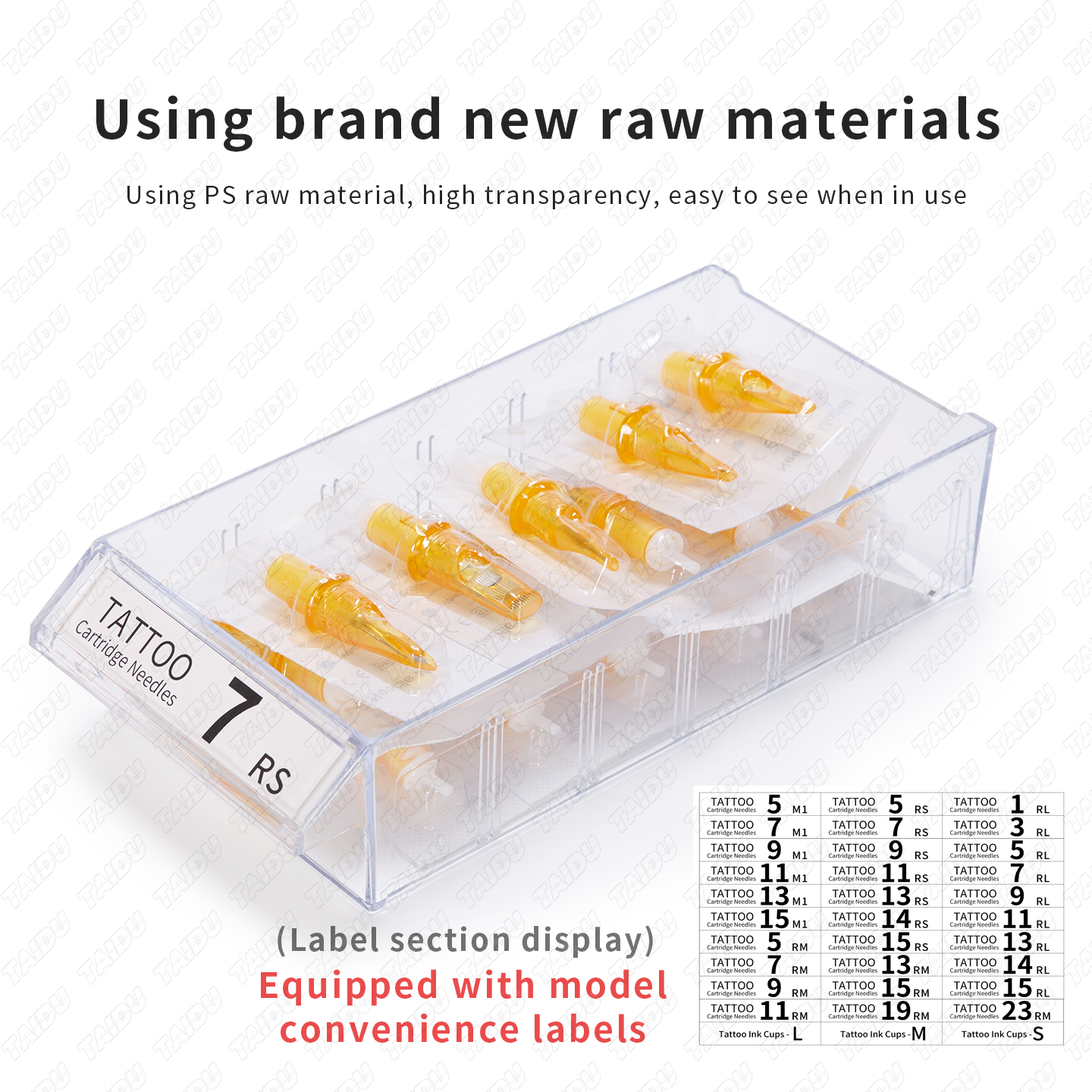 TAIDU Tattoo Cartridge Needle Storage Box