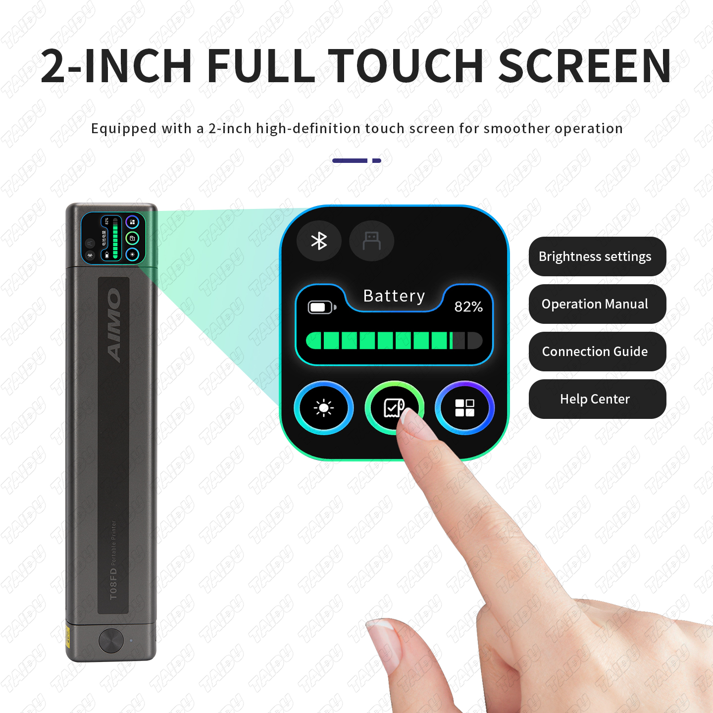 AIMO T08FD Touchscreen Tattoo Stencil Printer