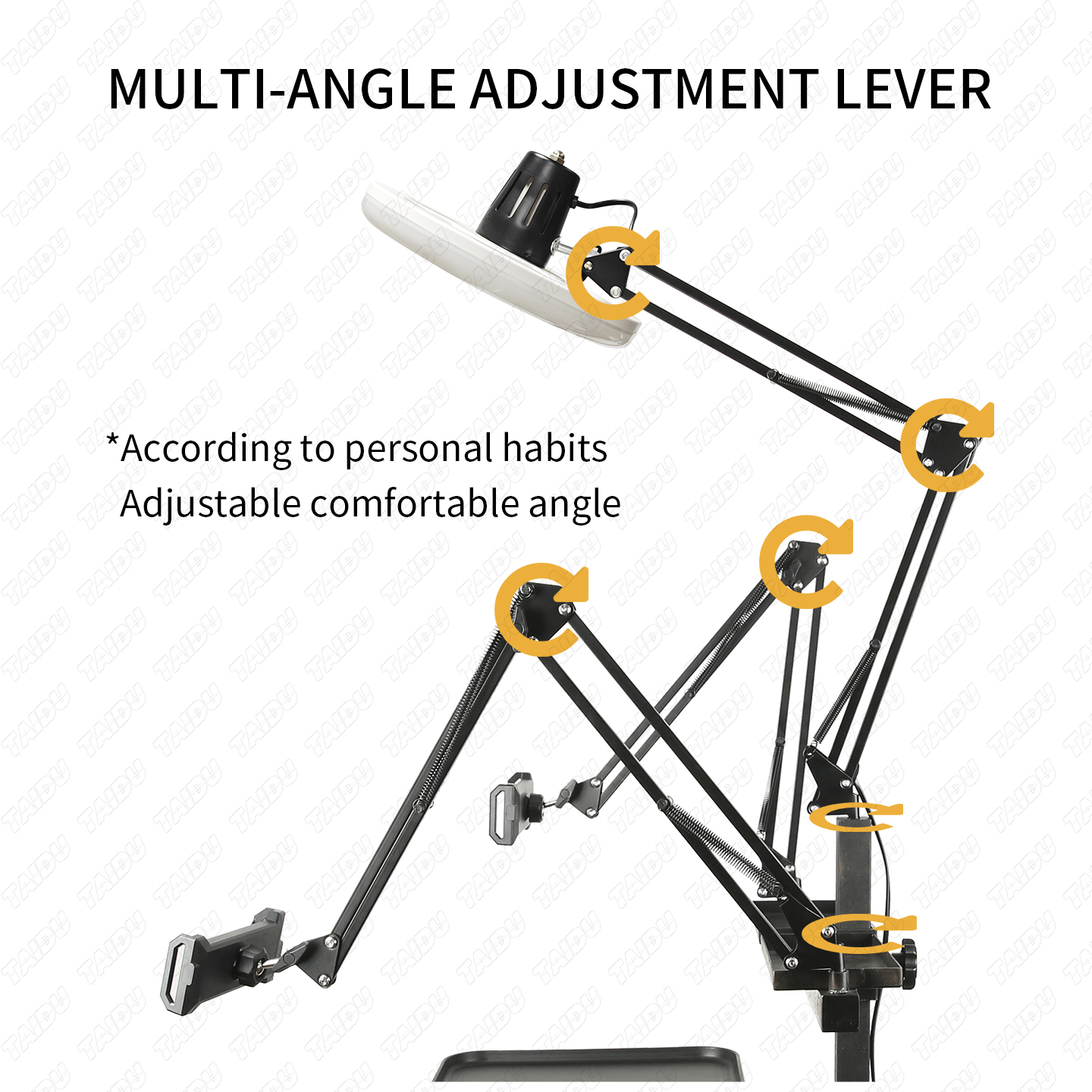 TAIDU X4 Premium Tattoo Workstation Featuring Steering Wheel Design Light