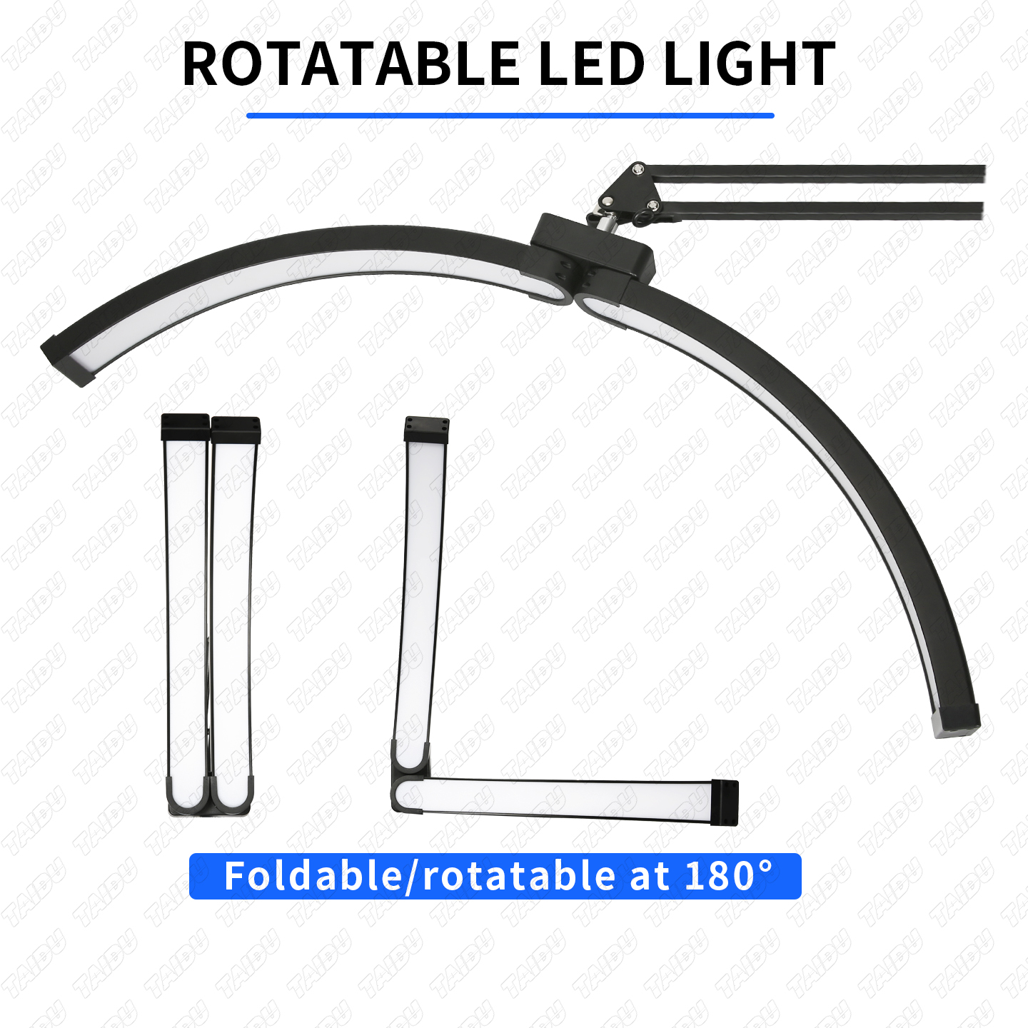 TAIDU Professional Tattoo Workstation with Foldable Half-Moon Light