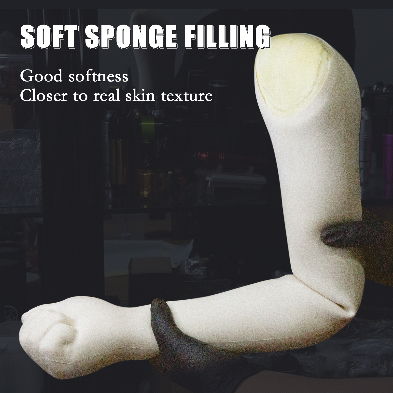 TAIDU Paint Tattooed Silicone Exercises Skin The Entire Arm