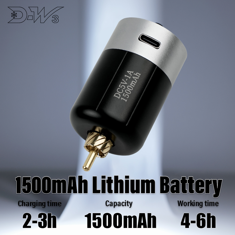 TAIDU Tattoo Large Capacity Tattoo Power Supply Wireless