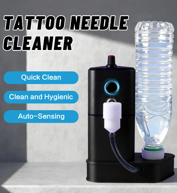 TAIDU New Upgraded Tattoo Needle Cleaner with Base