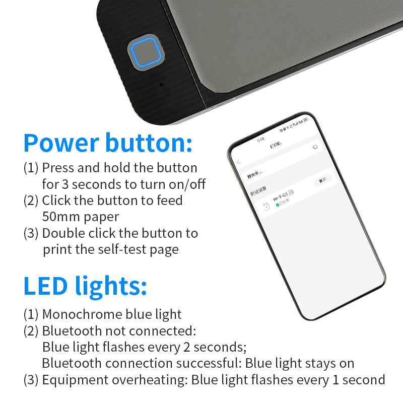 TAIDU A3/A4 Wireless Bluetooth Tattoo Stencil Printer