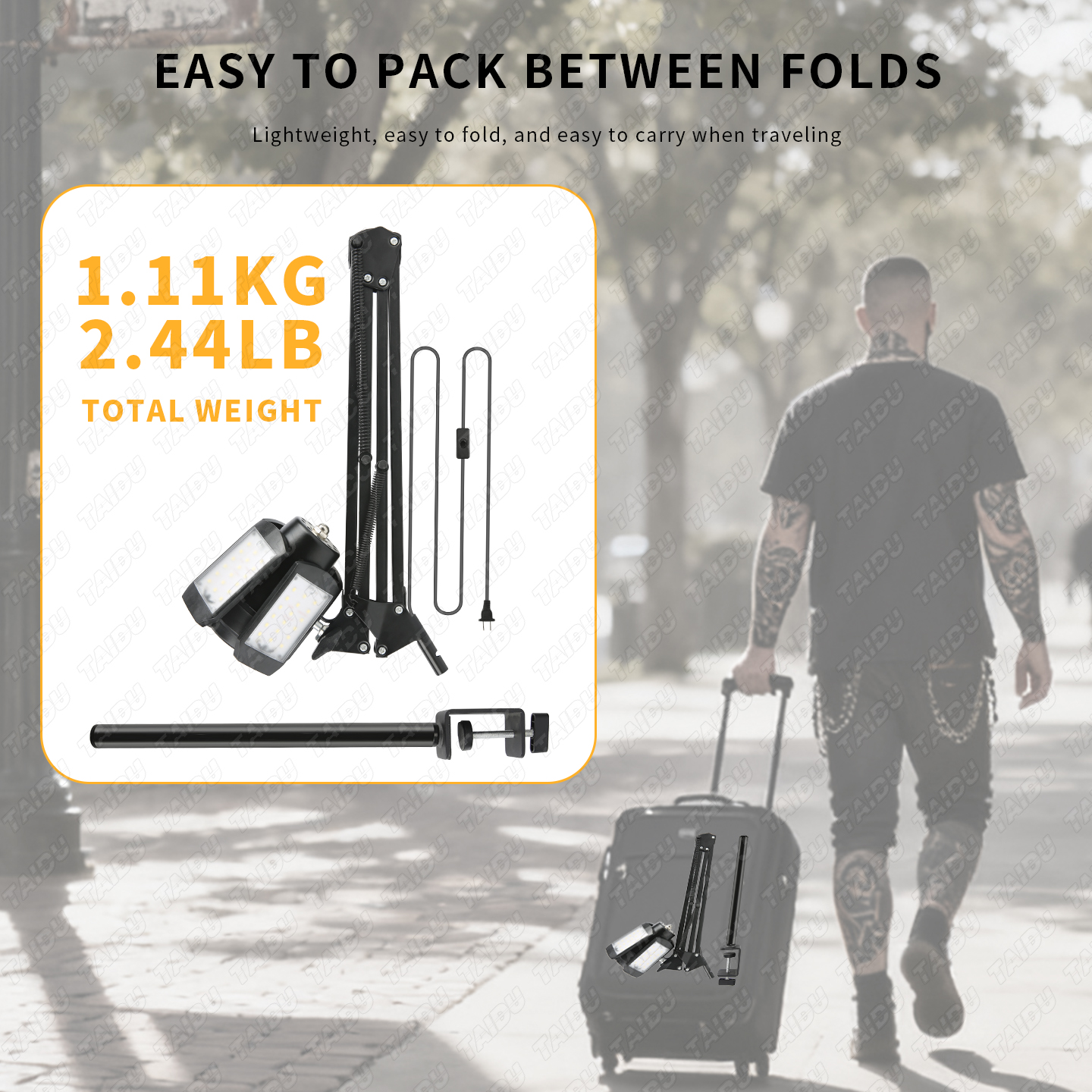 TAIDU Tattoo Upgrade Collapsible Long Arm Light