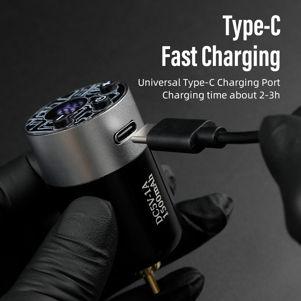 TAIDU Tattoo Large Capacity Tattoo Power Supply Wireless