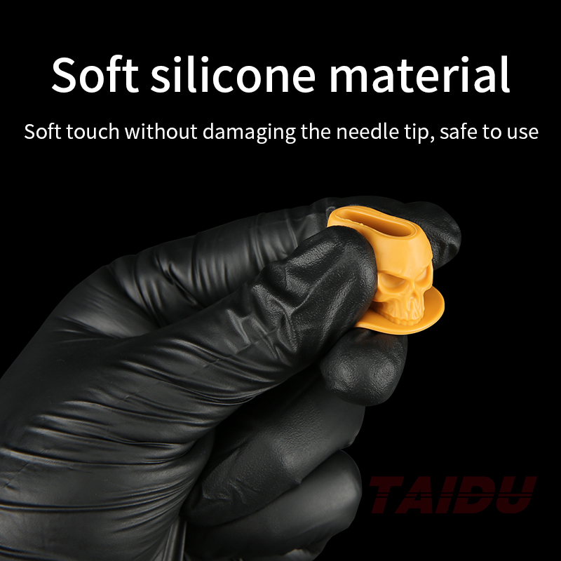 TAIDU Skull Silicone Tattoo Ink Cup Unique Design