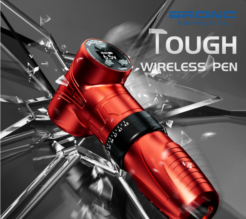 BRONC Tattoo Machine TOUGH Adjustable Wireless Pen