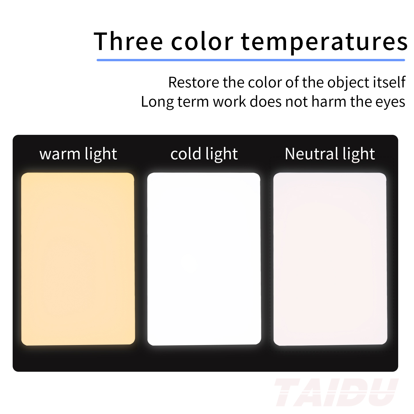 TAIDU PL-48 Large Panel Telescoping Tattoo Wall Light