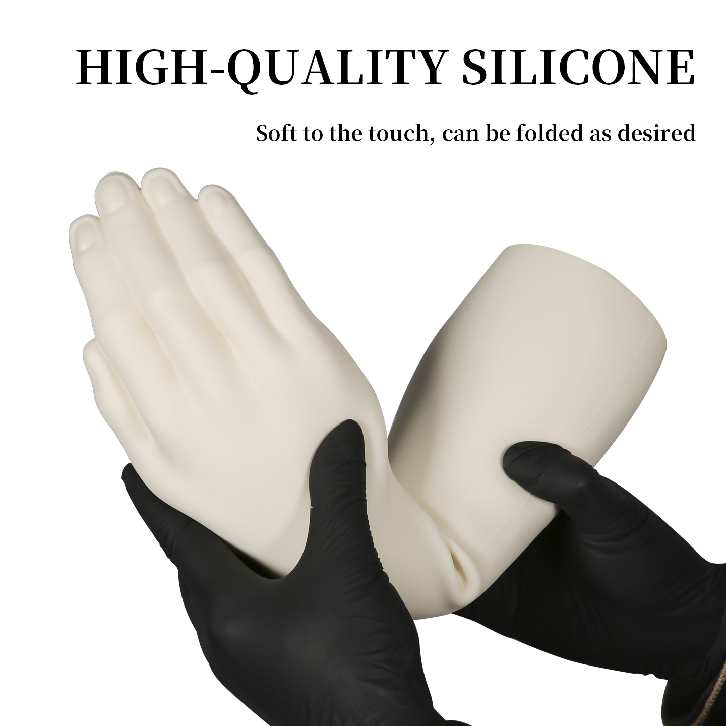 TAIDU High-Quality Tattoo Practice Silicone Forearm with Hand