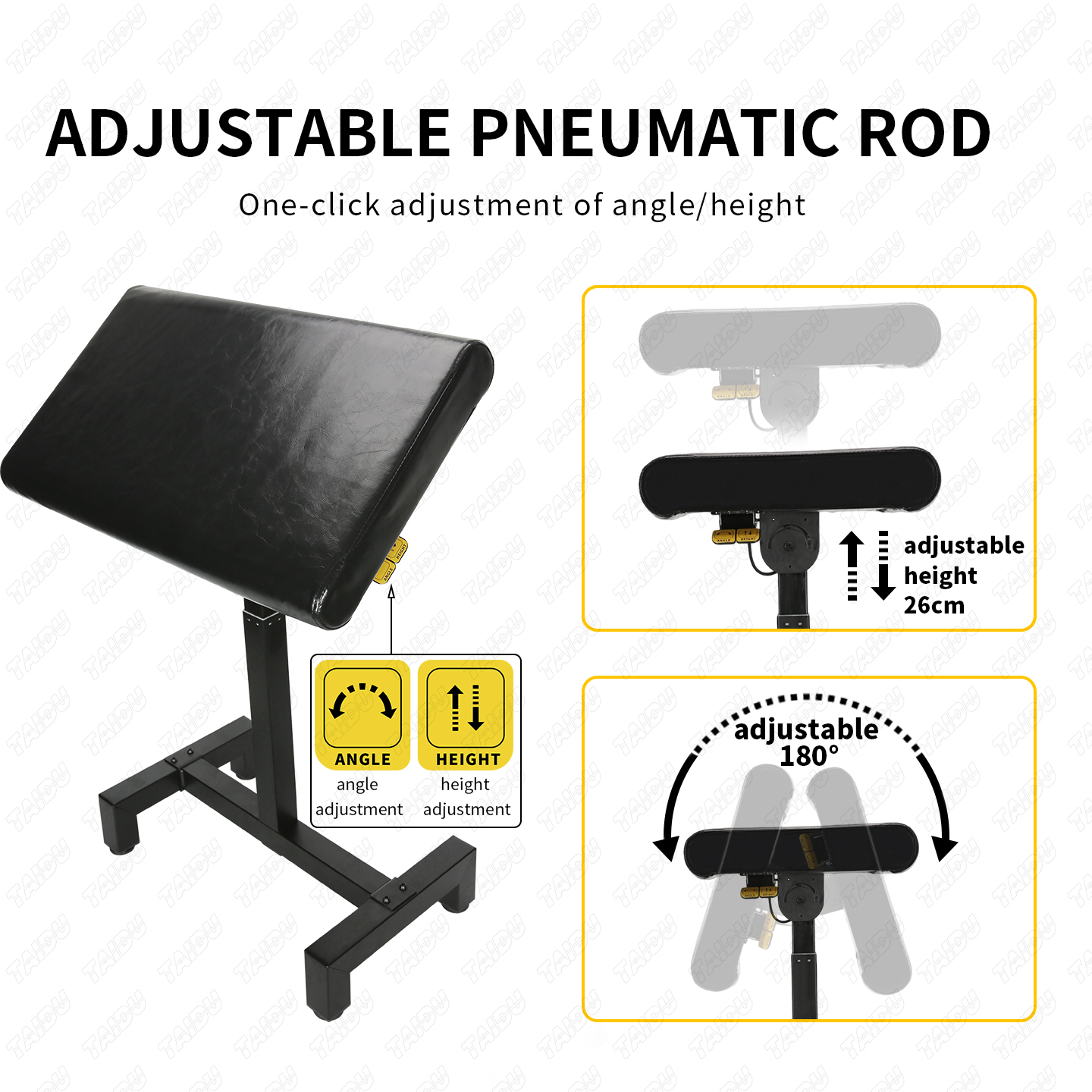 TAIDU ST-34 Multifunctional Pneumatic Armrest – Stable & Non-Wobbly