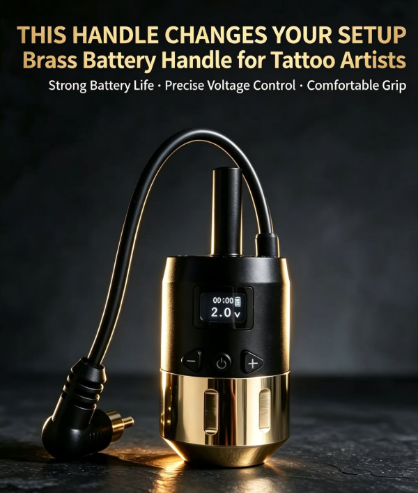 TAIDU Adjustable-Voltage 2-IN-1 Tattoo power grip