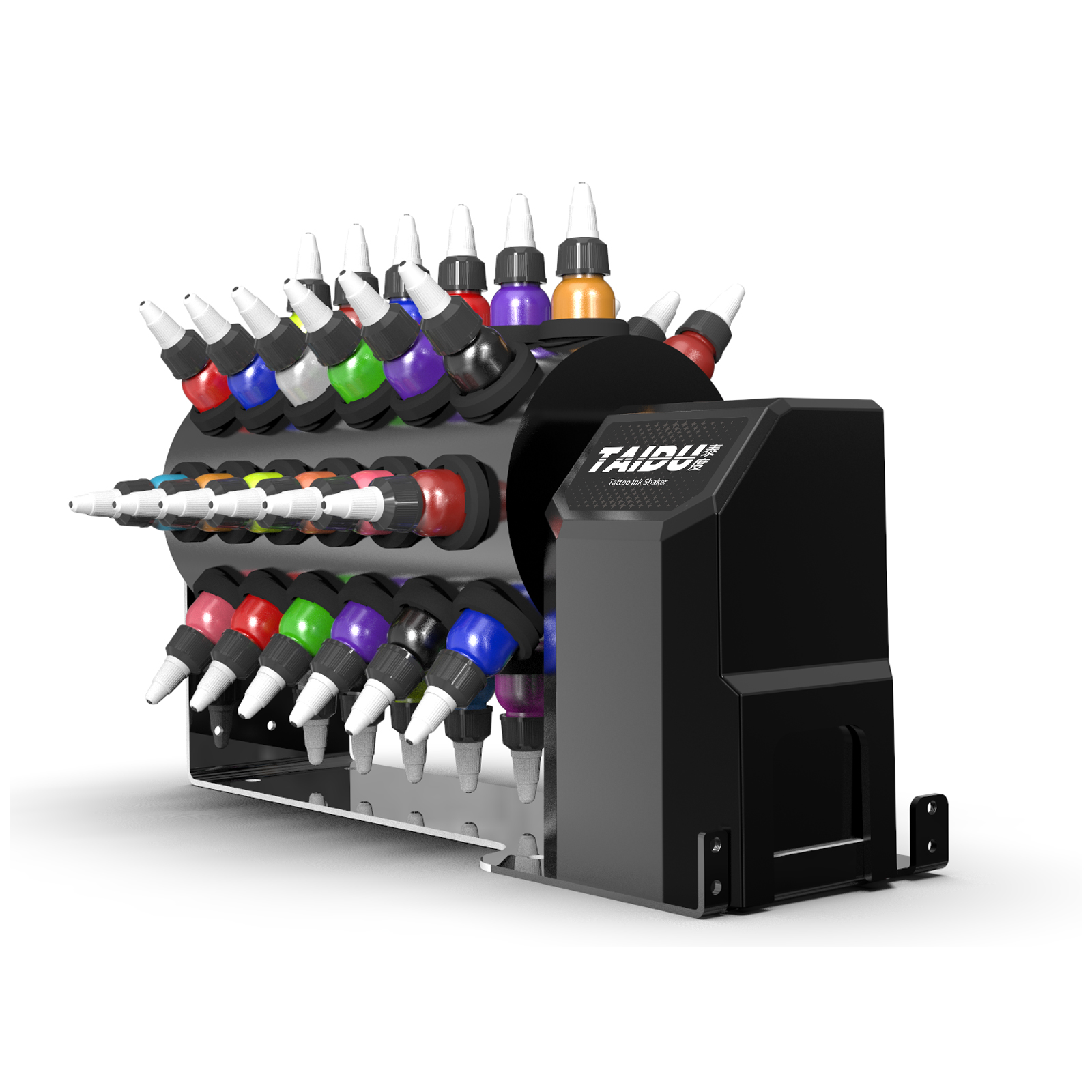 TAIDU New Rotary Tattoo Ink Rack 48h Holes 1oz