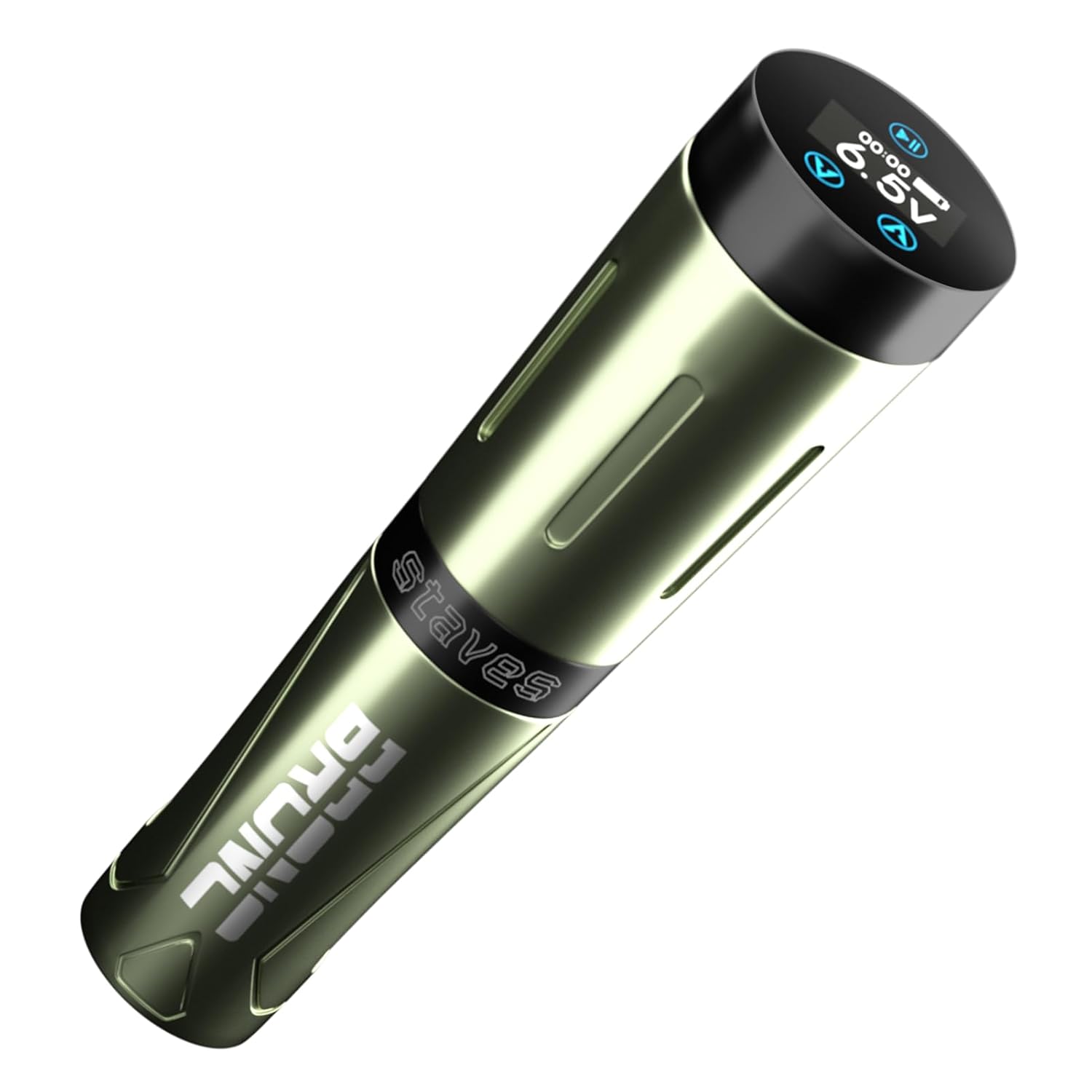 BRONC Staves Wireless Tattoo Machine Rotary Pen Style Supply Coreless Motor 1800mAh Battery Power