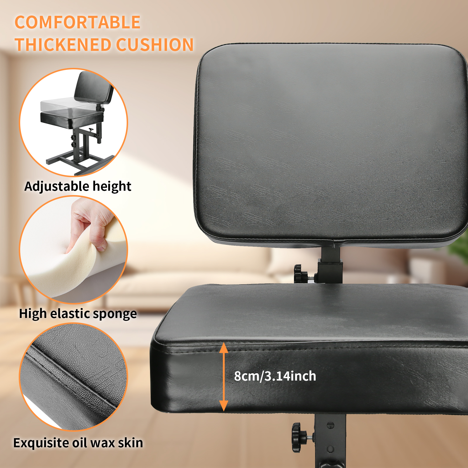 TAIDU New Design Multifunctional Tattoo Chair With Adjustable Armrest