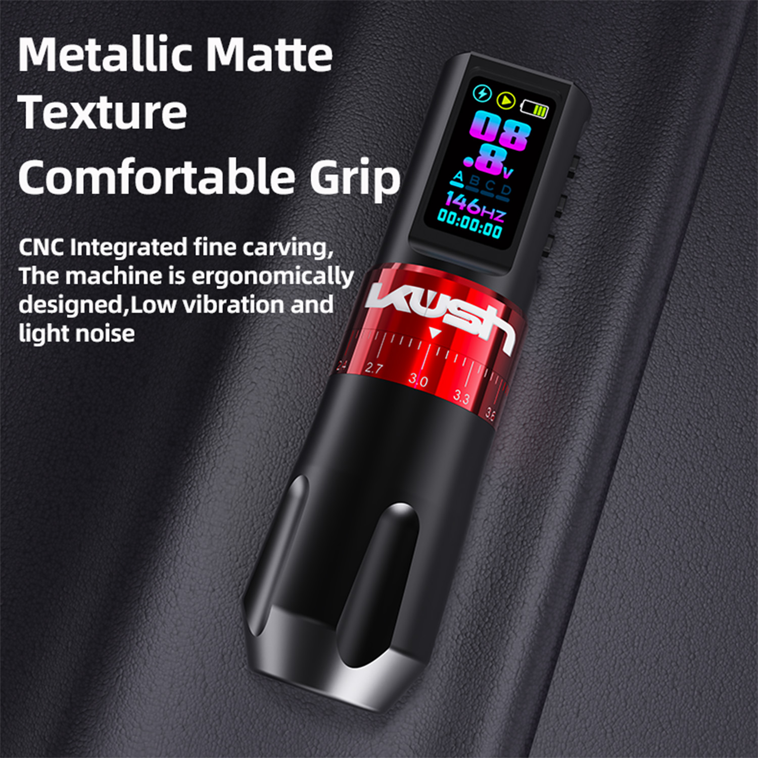 TAIDU New Multi-function adjustable stroke tattoo pen 2.4-4.2