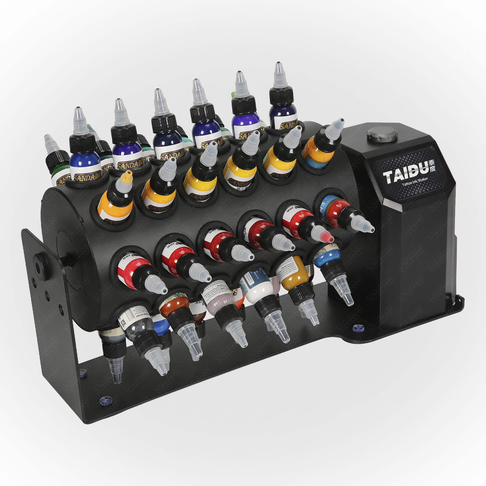 TAIDU New Rotary Tattoo Ink Rack 48h Holes 1oz