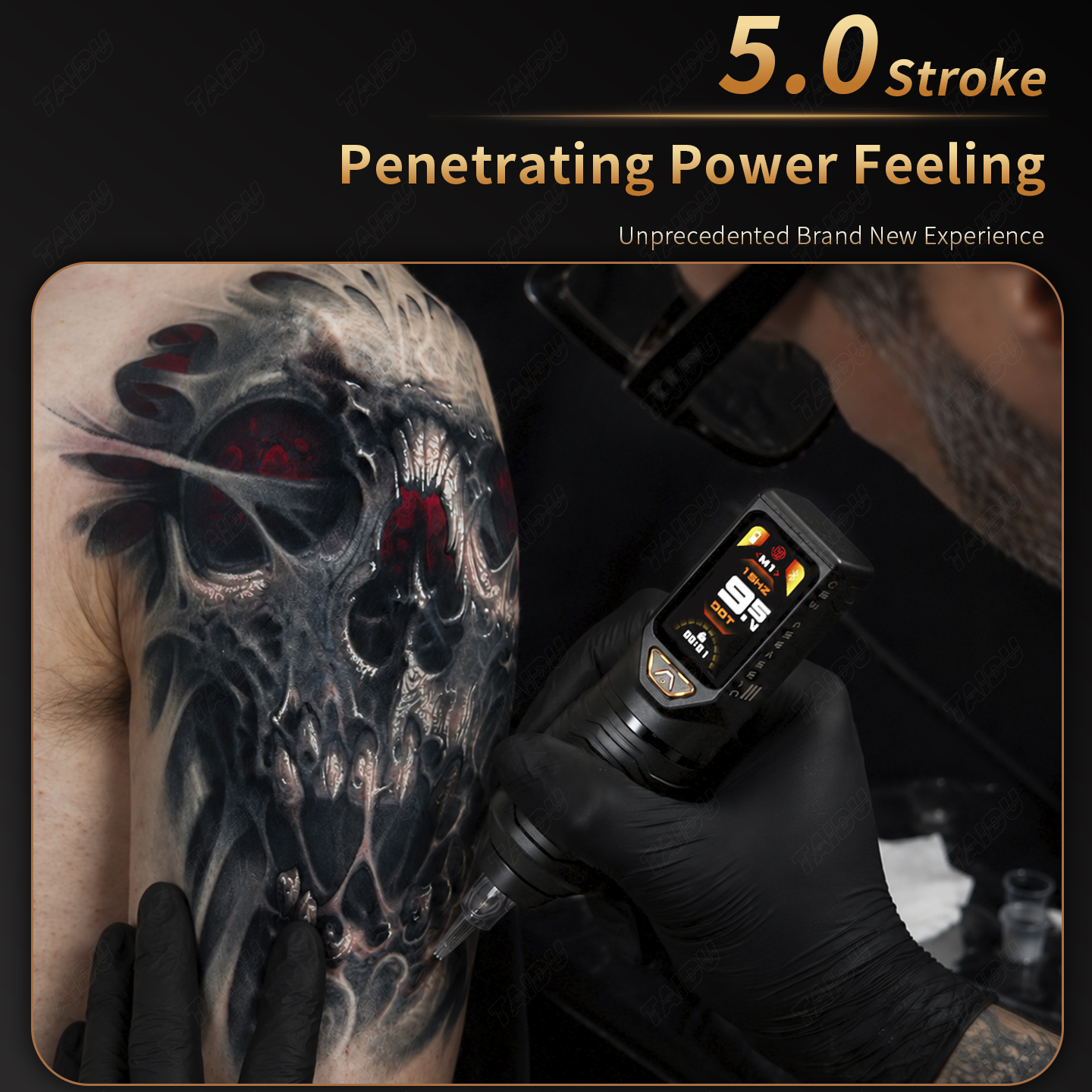 New generation YUE III long-stroke wireless tattoo pen