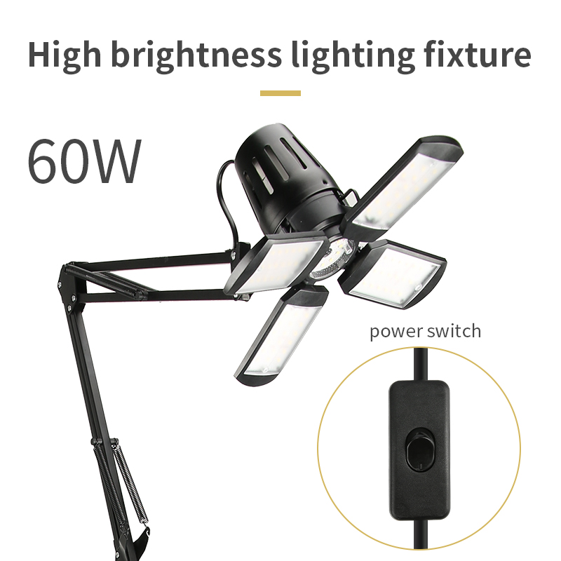 TAIDU Multi-functional double holder tattoo bench with light