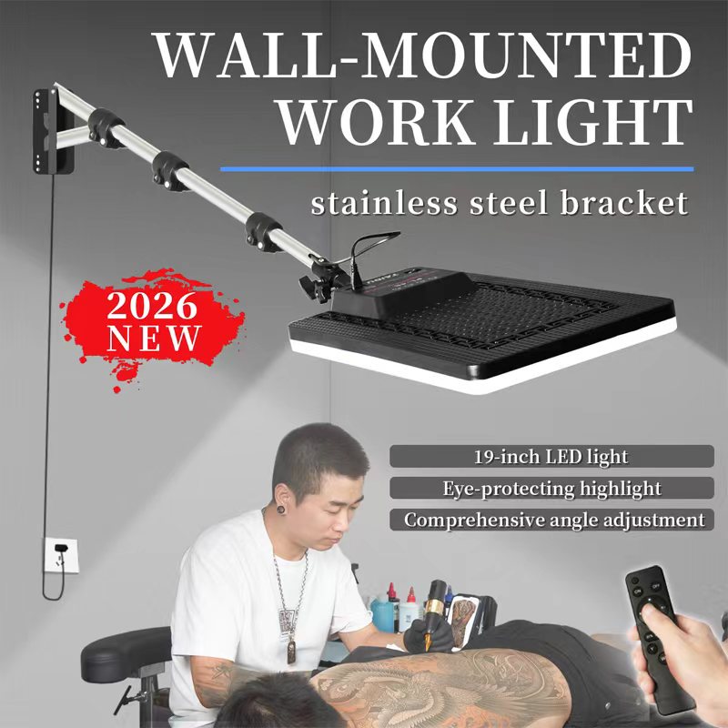 TAIDU Promotional PL-48 Large Panel Telescoping Tattoo Wall Light