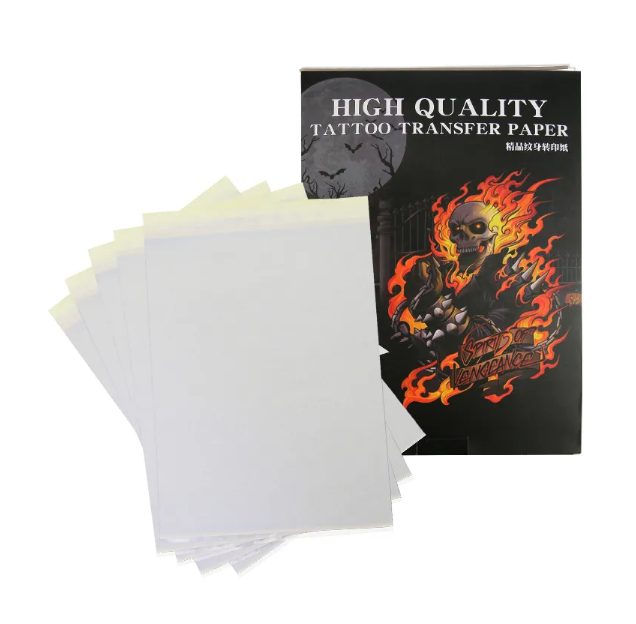TAIDU Transparent tattoo transfer paper easy to position