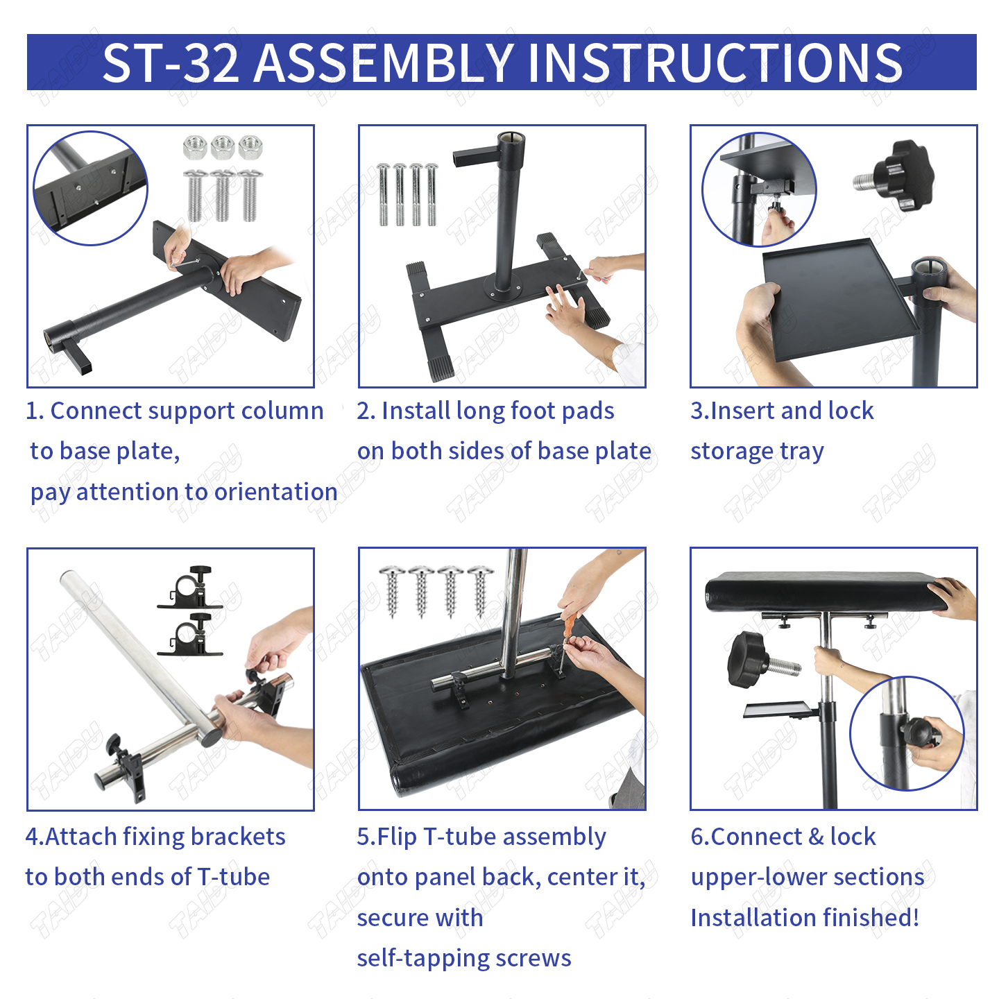 TAIDU New Design Spring Hand Bracket with Tray