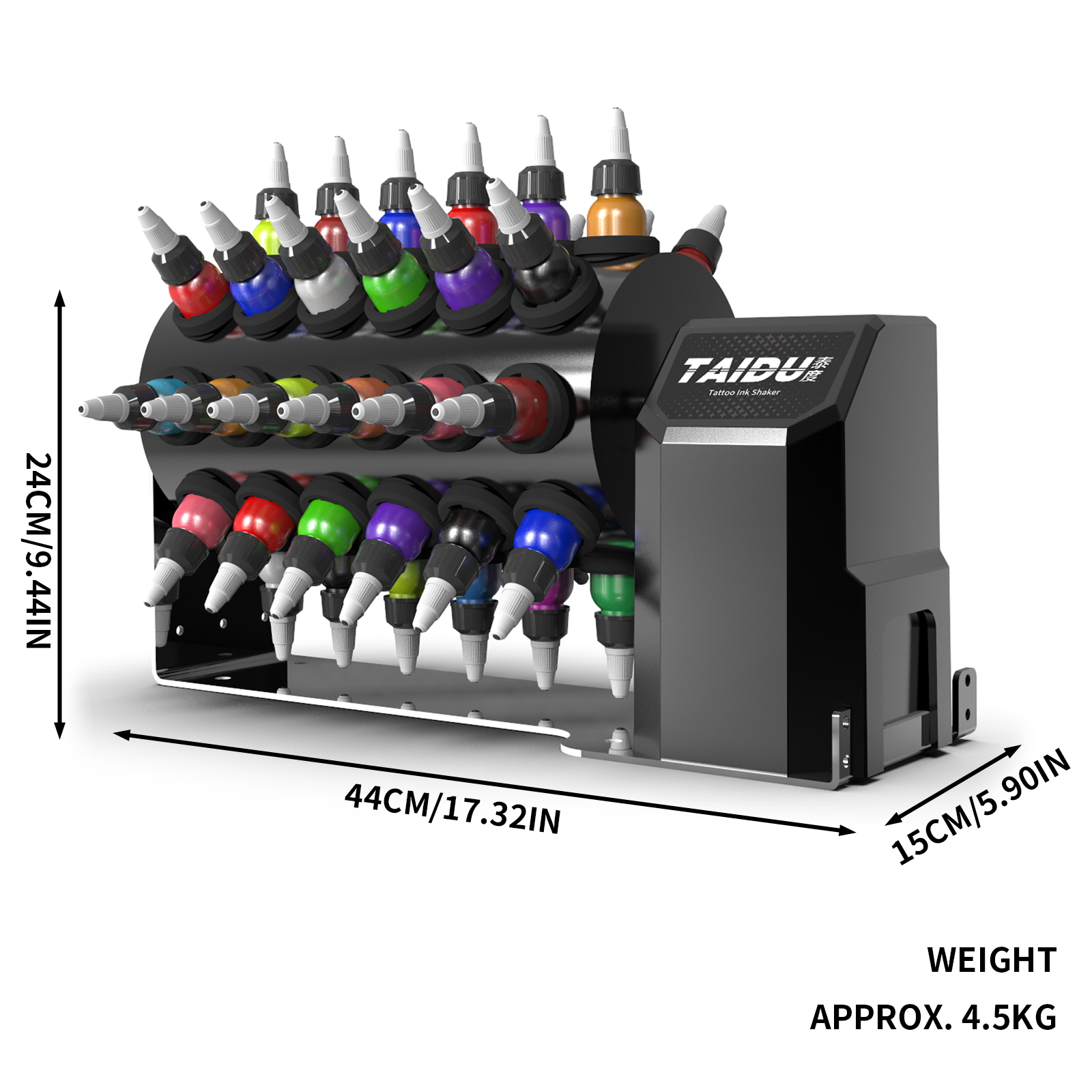 TAIDU New Rotary Tattoo Ink Rack 48h Holes 1oz