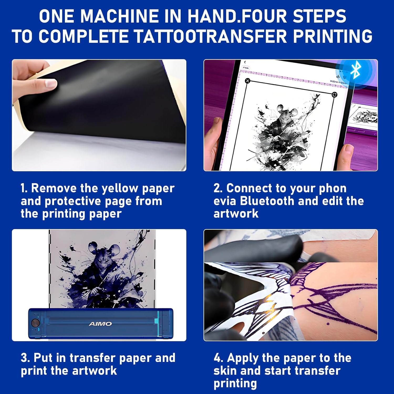 TAIDU New long image transfer machine roll paper