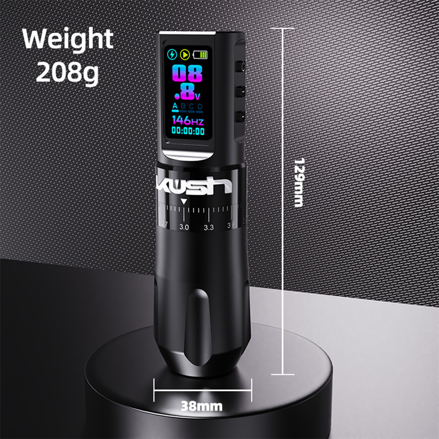 TAIDU New Multi-function adjustable stroke tattoo pen 2.4-4.2