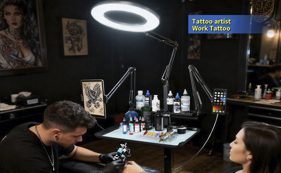 TAIDU X2 Upgraded Multi-Function Workbench with Light and Phone Holder