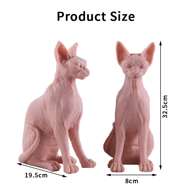 TAIDU High-quality simulation silicone cat tattoo model practice skin