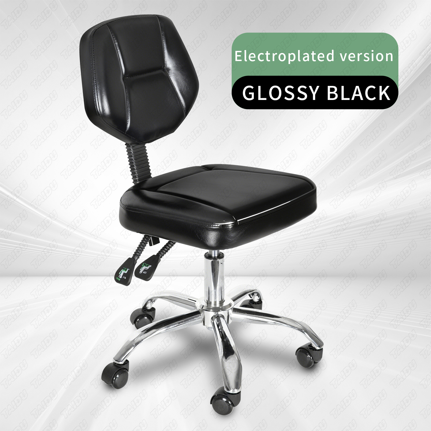 Multi-functional new model pneumatic lift tattoo chair with wheels