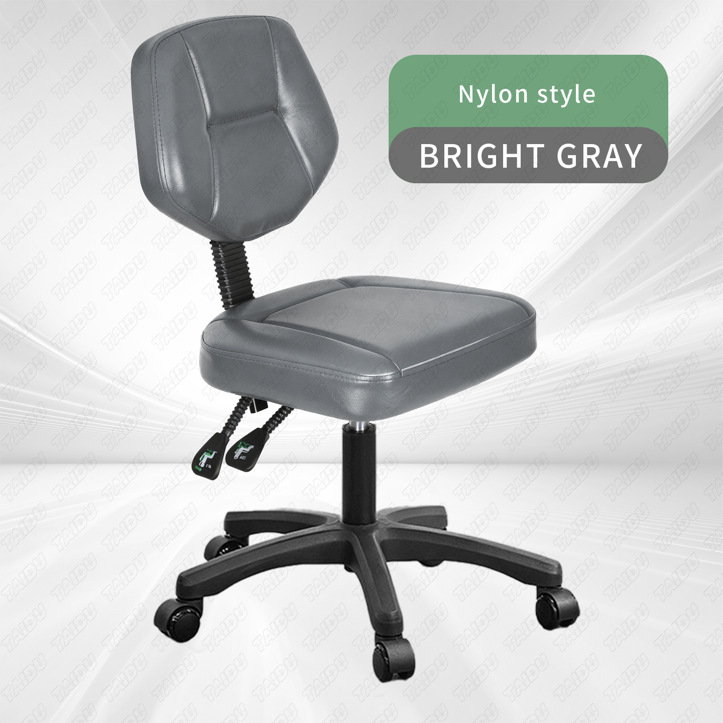 Multi-functional new model pneumatic lift tattoo chair with wheels