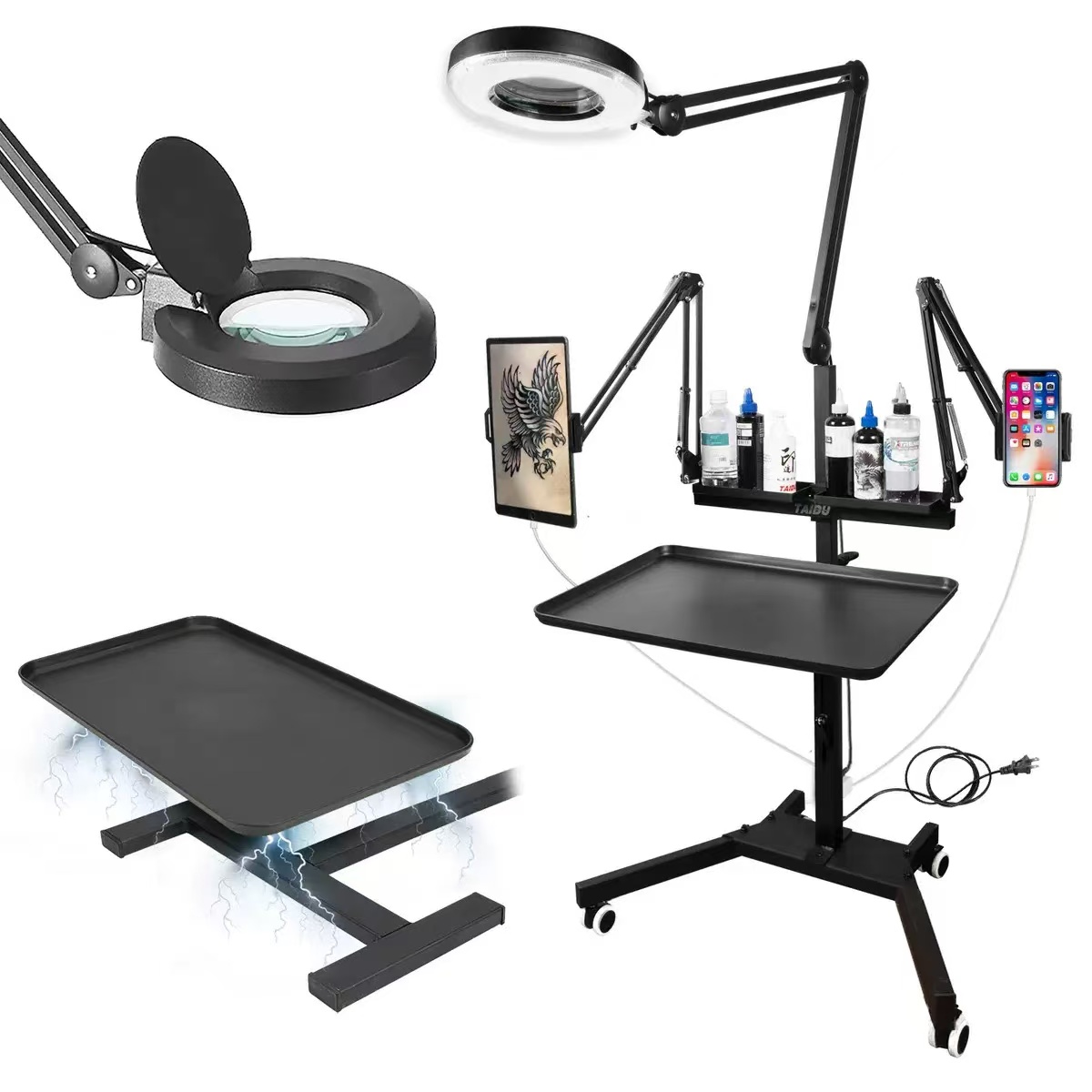 X3 Removable Dual-Stand Workbench with Magnifier