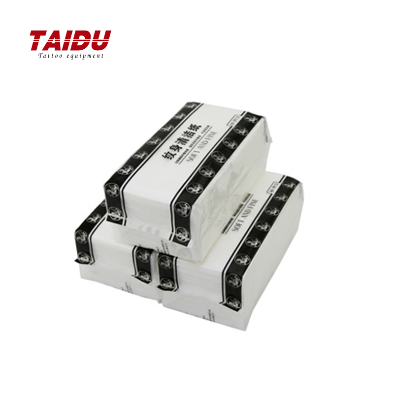 TAIDU Folded Tattoo Cleaning Paper Body Wipe Paper